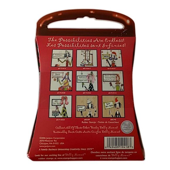 Dolly Mamas Counted Cross Stitch Kit Santa Define Naughty 019 0418 NEW Janlynn - Picture 8 of 16